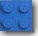 Blue Lego brick